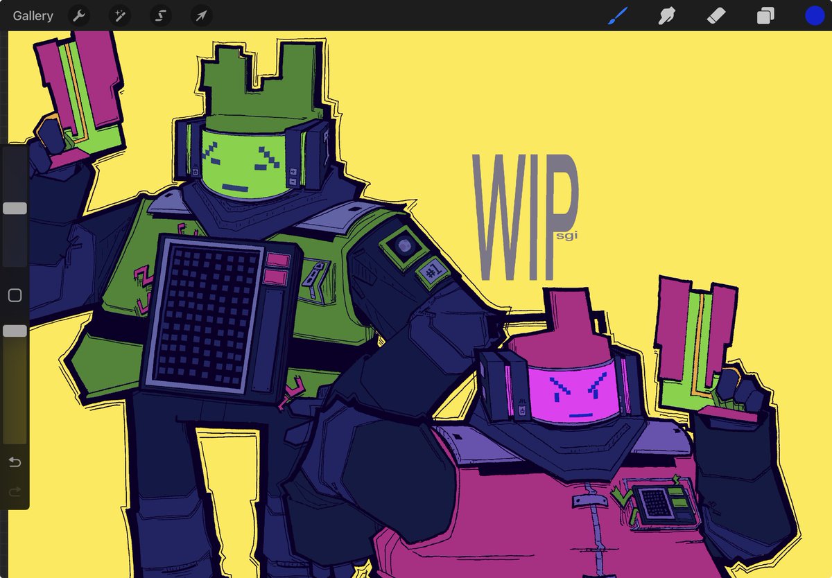 seaglassinc's tweet photo. remaking my mooninite gijinkas https://t.co/SbdF9H7Sh5