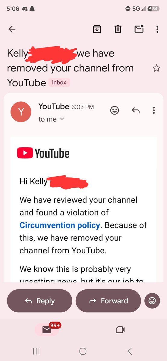 kels_basement's tweet photo. @TeamYouTube accept. my. appeal. https://t.co/rADy03ipy2