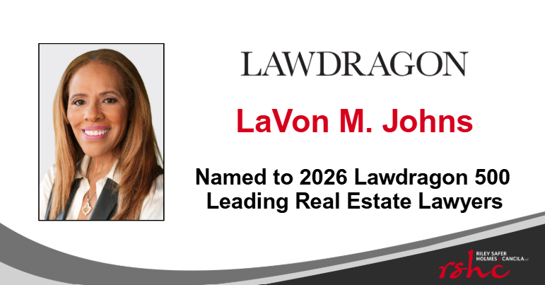moluvx's tweet photo. A well-earned honor for a standout leader. Congratulations to LaVon M. Johns on her selection to the 2026 Lawdragon 500 Leading Real Estate Lawyers guide, recognizing the top attorneys shaping the future of real estate. https://t.co/hOx00XmlOh #ProudtobeRSHC https://t.co/3XYJ9KAoGZ