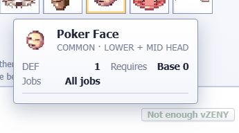 Soimahnalanh's tweet photo. Grinding away in Idle RO and loving the little moments of progress! 🎮✨ Just unlocked the Poker Face headgear and it’s such a fun addition to my character’s look. Curious what cool gear everyone else has found so far! @IdleROGame #IdleRO https://t.co/mvT8pzvGjq