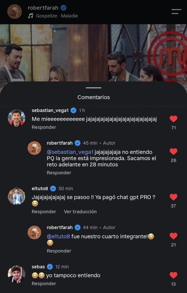 glowsruffo's tweet photo. farah solito se la pasa a toda madre JAJAJAJAJAJAJJAJAJAJAJAJAJAJAJ
#masterchefcelebritycolombia https://t.co/cSgfZqVoKb