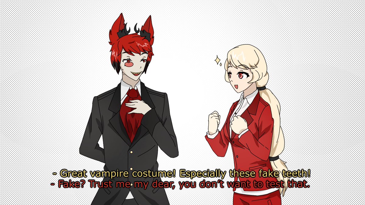_fedor14_'s tweet photo. Charlastor week DAY 4 - Vampire x Human  

#HazbinHotel #charlastor #charlastorweek2026 #charlastorweek

@TheCharlastor https://t.co/AjoI19edFd