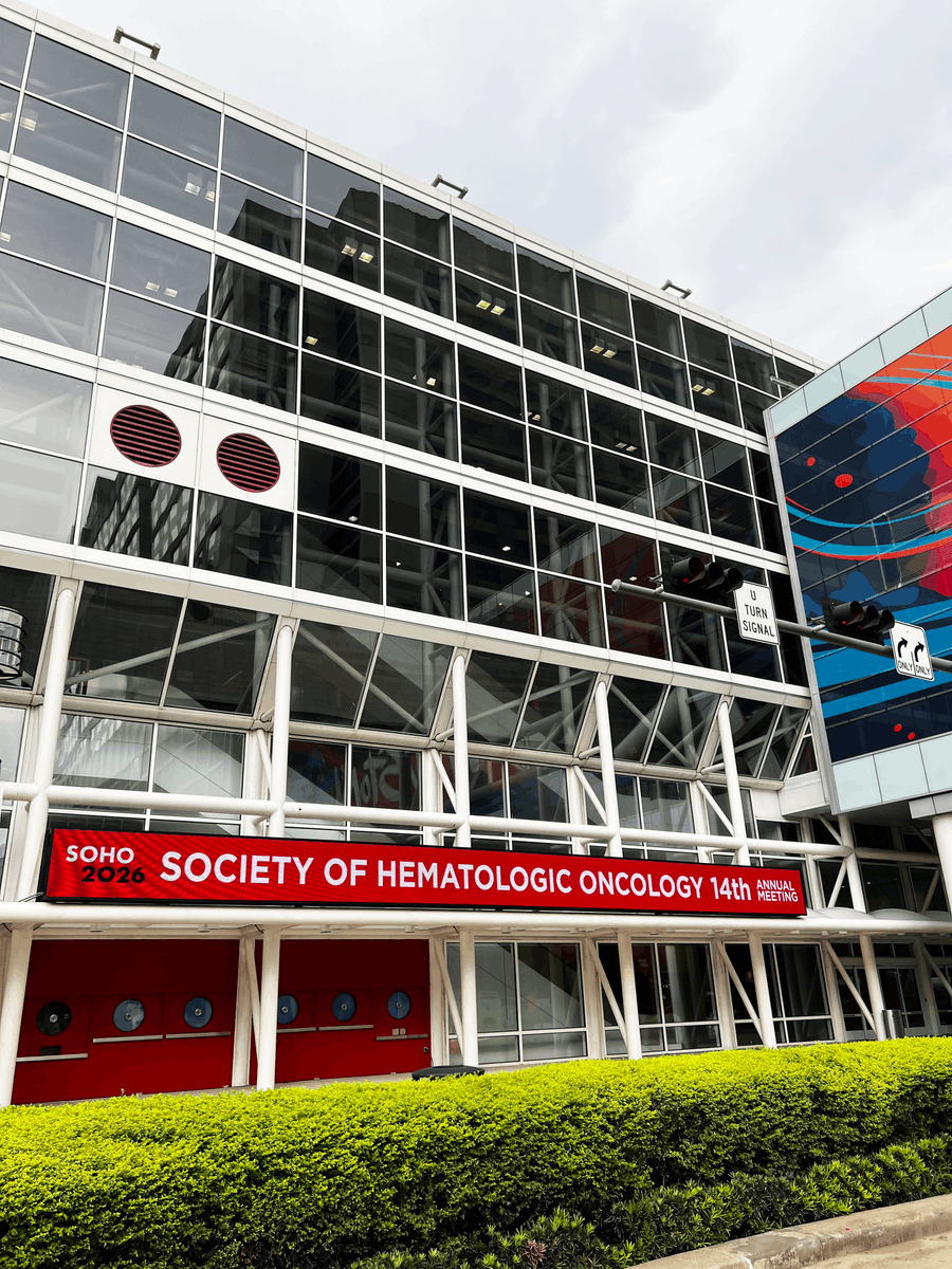 LegendBiotech's tweet photo. We’re here! @SOHO 2026 is officially underway in Houston, TX, and the Legend Biotech team is on the ground. We’re looking forward to connecting with colleagues, exchanging insights, and being part of the conversations advancing the future of multiple myeloma and cell therapy. 

Visit us at Booth #125 and follow along for more from #SOHO2026. 

#LegendBiotech #CellTherapy
