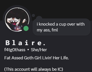 F4TG0THASS's tweet photo. (An IC discord account, also may use it for talking sometimes.) https://t.co/g0j42qPeiV