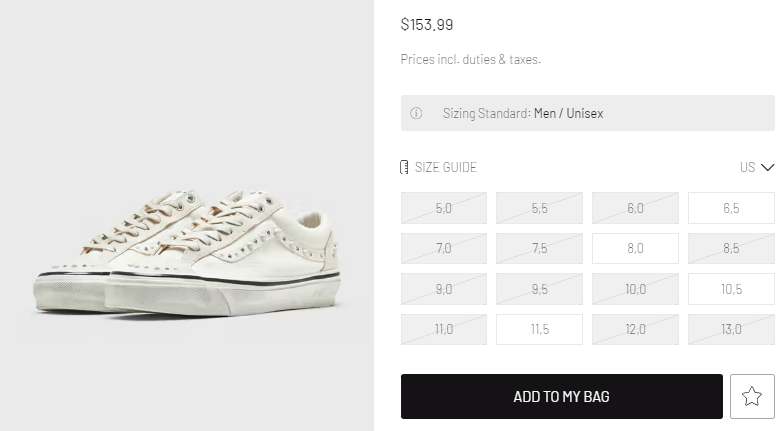 SneakerVisionz's tweet photo. Ad: Last Sizes 
Vans Premium Old Skool 36 Pearlized 'Marshmallow White' 

BSTN: https://t.co/AJJrnQAbcn https://t.co/27UcLn9oFw