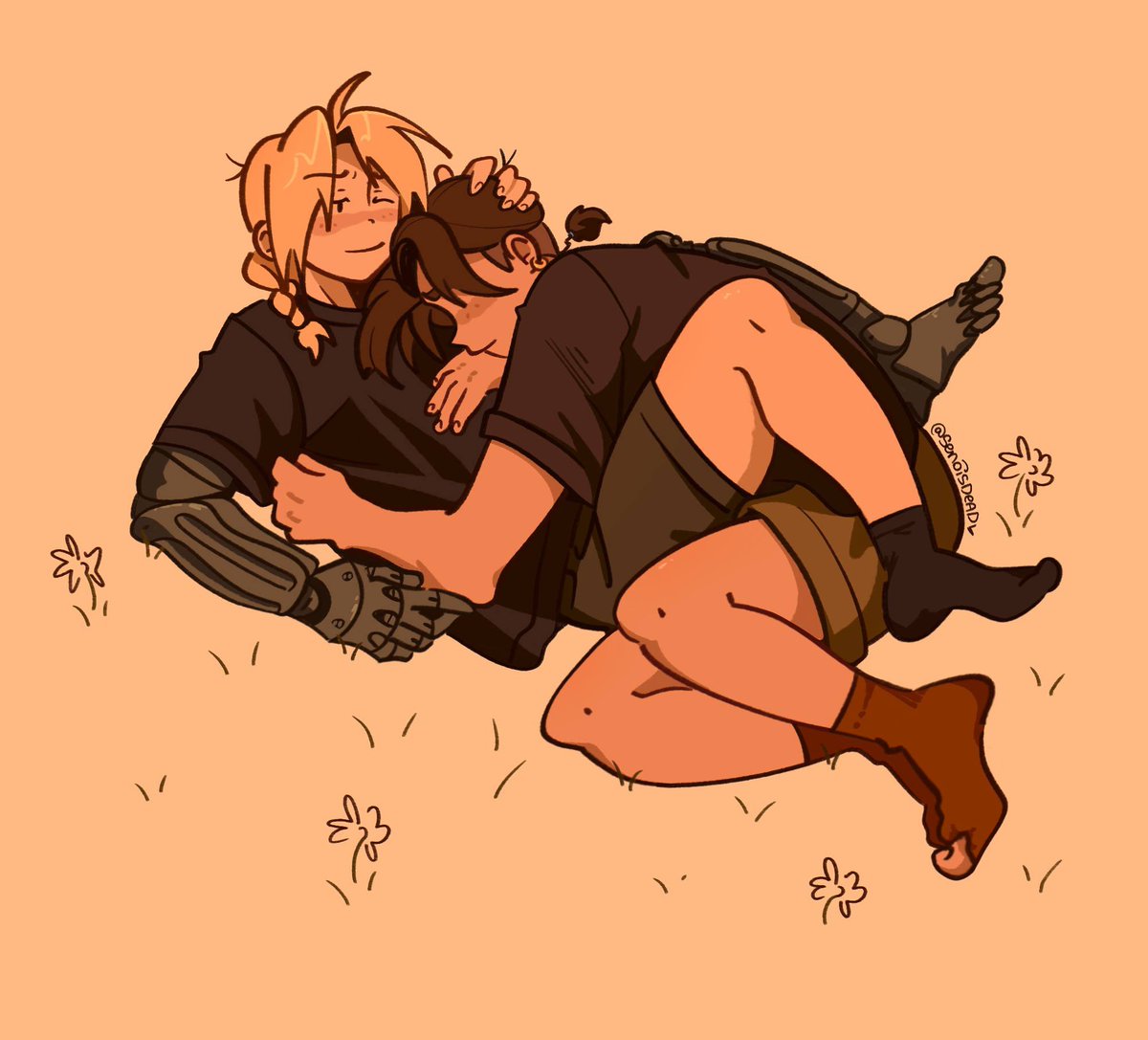 senoisdead's tweet photo. 💛🤎

#fma #treasureplanet https://t.co/90zOnBqGnS