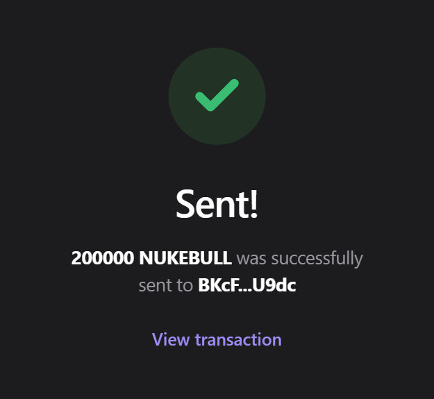 TheNukeBull's tweet photo. $NUKEBULL Airdrop is now live - Limited time 24 hours 🪂

Leave your $SOL address and repost ♻️

Follow US

Like and repost the pinned post 📌

Each wallet can receive 200,000 $NUKEBULL 🎁 https://t.co/q28u2eDWDK