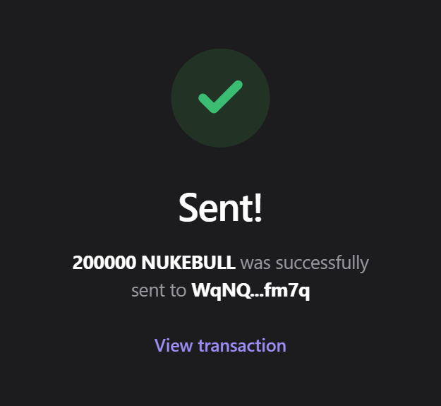 TheNukeBull's tweet photo. $NUKEBULL Airdrop is now live - Limited time 24 hours 🪂

Leave your $SOL address and repost ♻️

Follow US

Like and repost the pinned post 📌

Each wallet can receive 200,000 $NUKEBULL 🎁 https://t.co/q28u2eDWDK