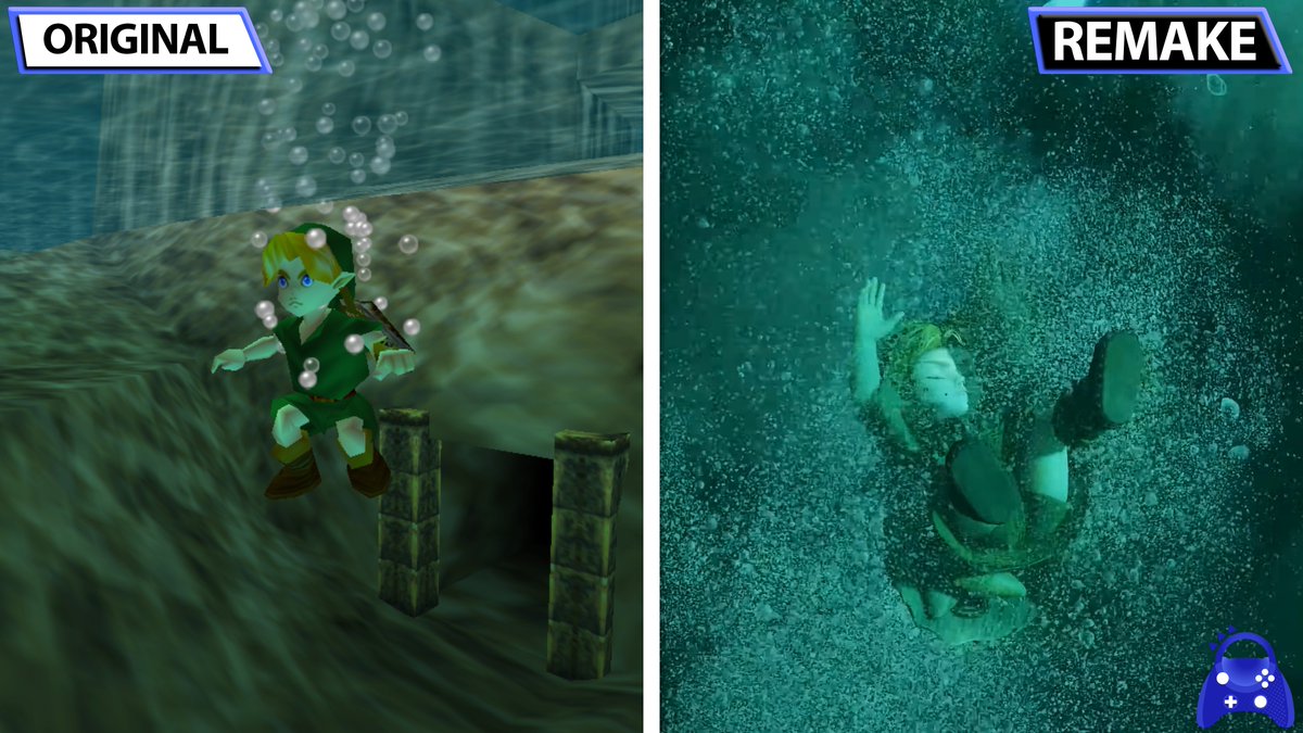 analistadebits's tweet photo. He reproducido las 57 tomas del trailer de Zelda Ocarina of Time Remake en el juego original para vuestro disfrute. Un juego legendario merece una comparativa legendaria.

Video: https://t.co/H7JkLlG8JU https://t.co/pj56j05oQ8