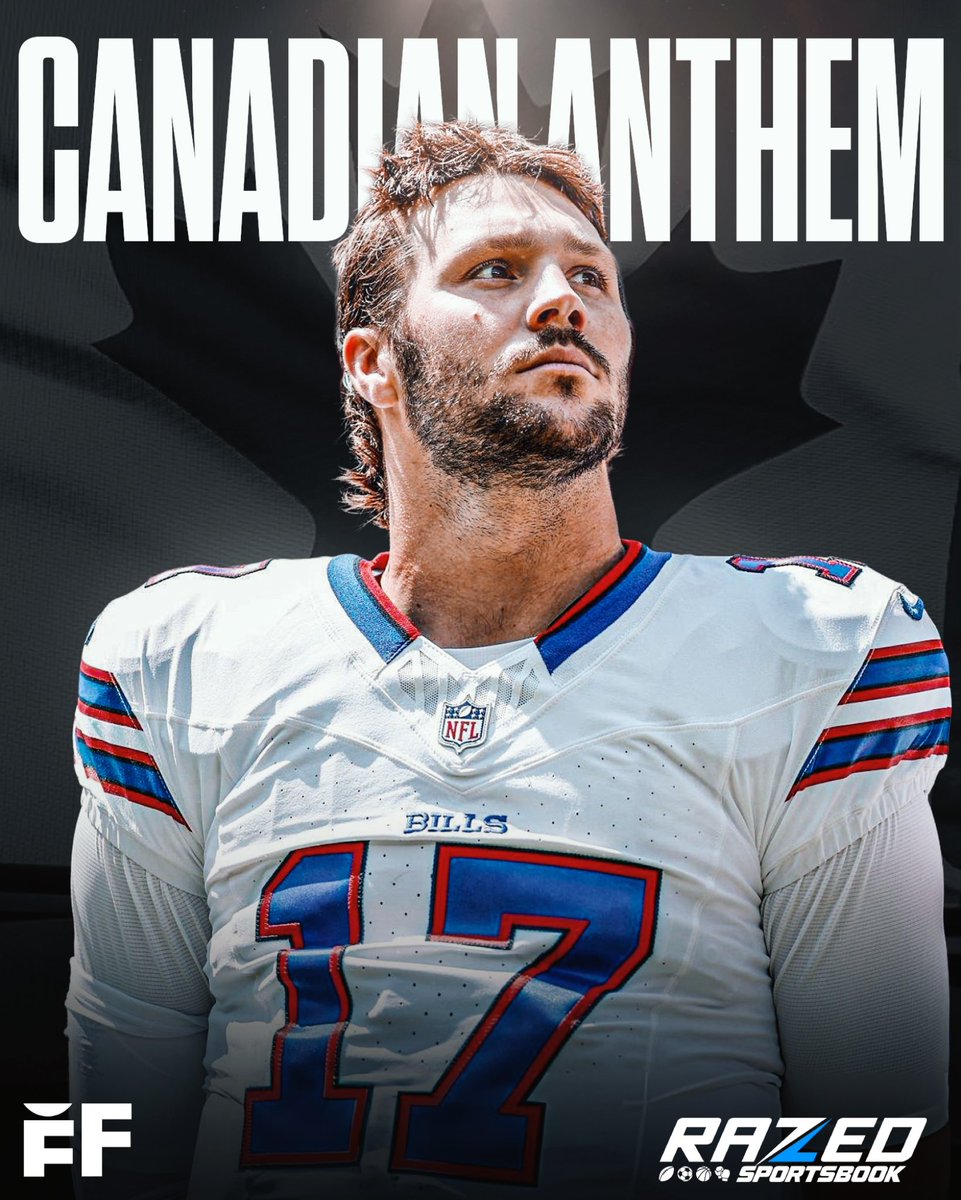 fballforeverhq's tweet photo. BREAKING: The Buffalo Bills will play the Canadian national anthem, "O Canada," before every home game this season 🇨🇦

"For the first time in Highmark Stadium history, we will celebrate the American and Canadian anthems during pregame," The Bills announced on X. https://t.co/iBRxWok1KP