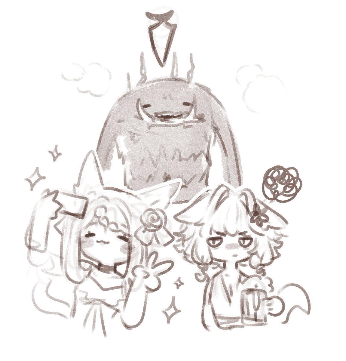 CheruleanArt's tweet photo. friend misread the Beastmaster requirements to get the mob so we ran it 30 times for nothing https://t.co/VKclxyg12U
