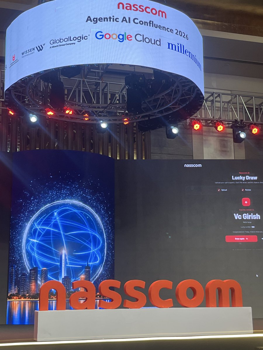 Richa077's tweet photo. @SentiansHive Glad to represent as Founder at Nasscom https://t.co/fVc2jytadW