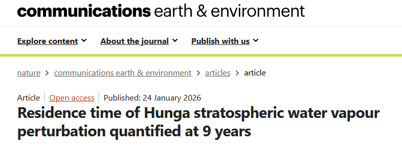 _ClimateCraze's tweet photo. First they thought the Tonga volcano's unprecedented water-vapor would last about five years or so ... and now they say nine years ... https://t.co/j0uyRc63FB ... This is what unprecedented means - no one knows. https://t.co/JiP1J82KL0