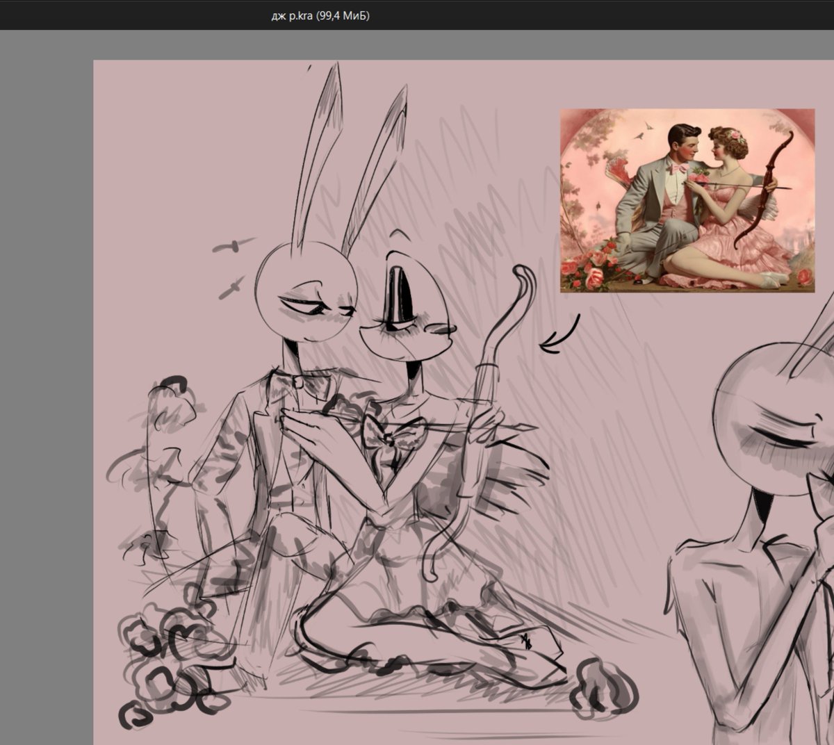 remka_ss's tweet photo. WIP #ribbitrabbit #tadc #jax #fanartㅤㅤㅤㅤ #ribbit https://t.co/IkH8Fq7keU