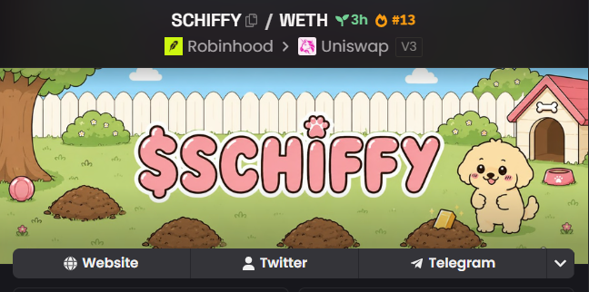 schiffy_gld's tweet photo. ⬆️ Dexscreener Updated

https://t.co/Ak67TCCI0T https://t.co/qY0qFVOoBx