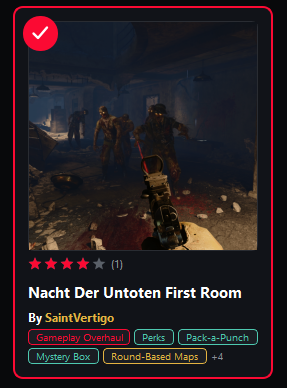 NextGenReplacer's tweet photo. Finally Nacht Der Untoten on CW

Nacht needs to be ported to BO4, BO6, BO7, VG, MWZ in order to make those games semi playable https://t.co/Aj9V0Tu5Tb