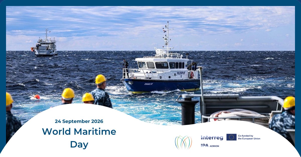 INTERREGADRION's tweet photo. ⚓ Navigating Towards Safer Seas: Protecting Our Shared Waters

Today is World Maritime Day! 🗓️ At Interreg IPA ADRION, we celebrate the cooperation keeping our seas safe, resilient, and sustainable.

With heavy traffic across our basins, protecting these waters from accidents and hazardous spills is vital. 

Through the #ASAP Project, partners unite to run joint sea exercises, train first responders, and pool resources via a Permanent Coordination Platform—ensuring no territory faces emergencies alone.

Together, we safeguard the Adriatic-Ionian waters and communities that connect us. 🌊

👉 Full article: https://t.co/rKPrUHvlW9

🌐 ASAP website: https://t.co/Ck4BE8yTij

#IPADRION #Interreg #WorldMaritimeDay #ASAPproject #MaritimeSafety #MarineProtection #SafeSeas #BlueEconomy