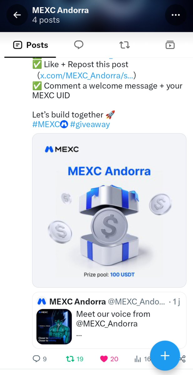 OracleSTL's tweet photo. @MEXC_Andorra Glad to have you. Welcome and all the best to the community. 

UID : 61751118 https://t.co/s9AeTURSEG