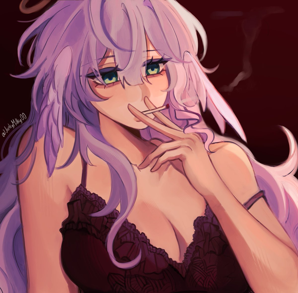 junkymilky0w0's tweet photo. Tired #HonkaiStarRail #Robin https://t.co/nRcssd4ZNu