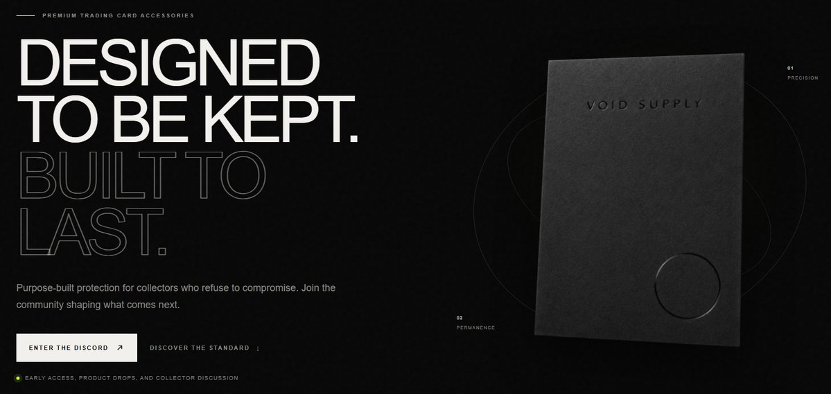 VOIDSUPPLYTCG's tweet photo. ⚫️

https://t.co/Y7l8D8COSZ https://t.co/SS4Yf6LRGu