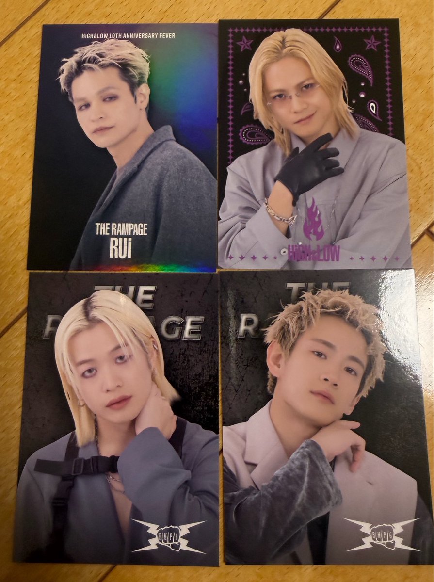 hm1997_36_'s tweet photo. HiGH&amp;LOW ハイロー ガチャ フォトカ 交換 ランペ THE RAMPAGE

譲：RIKU 与那嶺瑠唯 山本彰吾 岩谷翔吾 武知海青 浦川翔平 長谷川慎

求：吉野北人 川村壱馬(クリチャ、過去物)
        定価買取

比率問いませんのでお気軽にお声がけください🙇🏻‍♀️

expo両日手渡し、または郵送希望です！ https://t.co/h5yq3UJwim