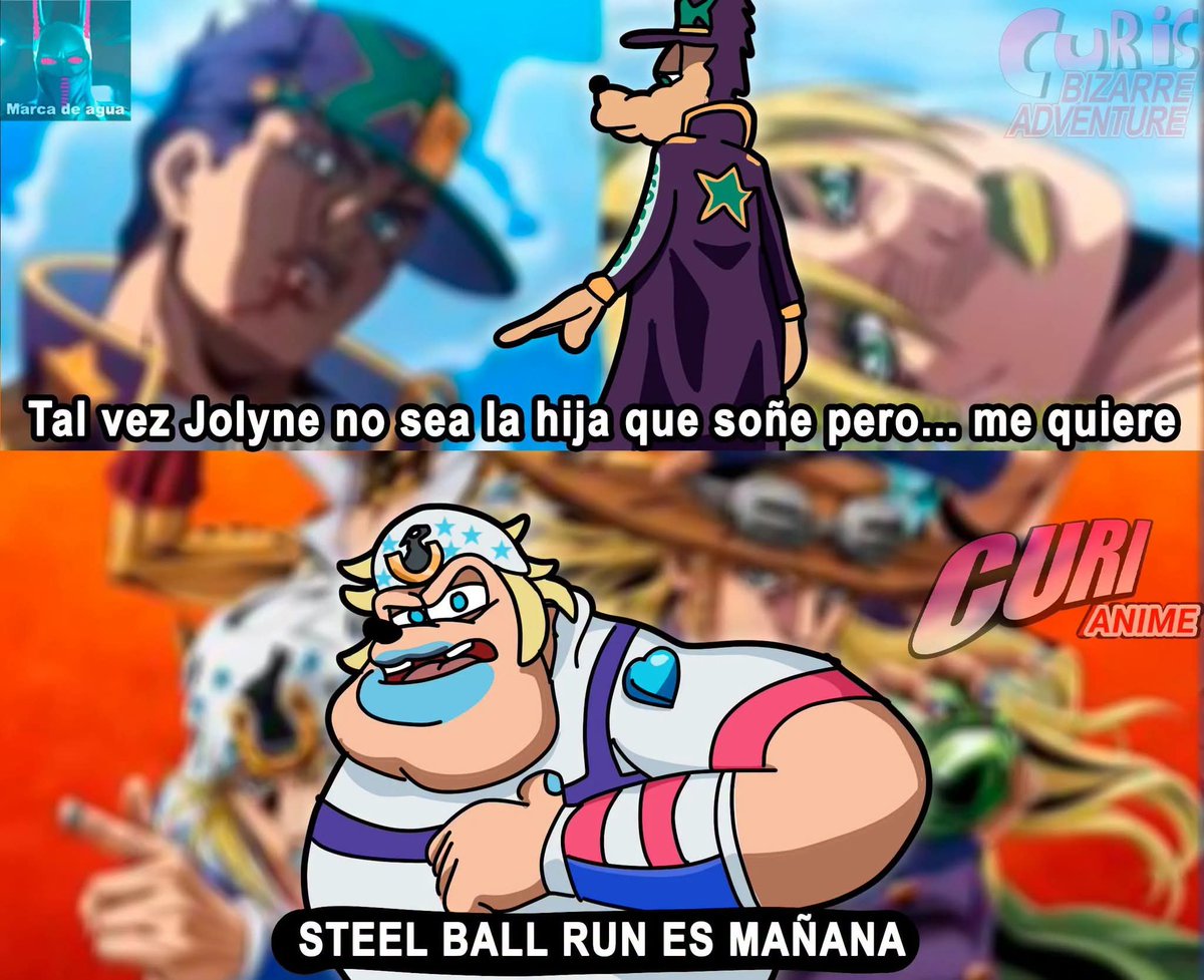 SoyKuved's tweet photo. Steel Ball Run es mañana🗣 https://t.co/9dHqEGtjDT