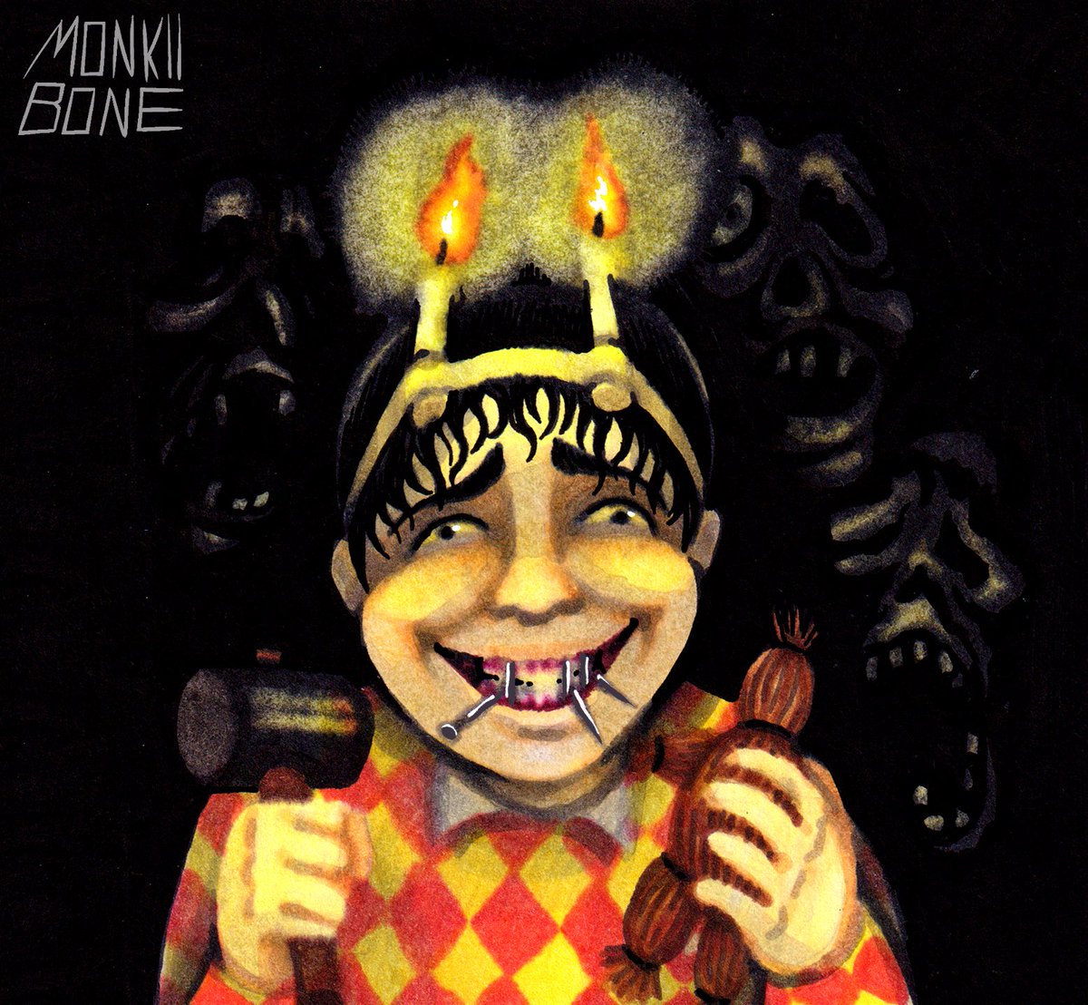 MonkiiBone's tweet photo. Souichi’s new friends
#junjiito #junjiitocollection #souichi #uzumaki #tomie #horrormanga #horrorart #fanart @junjiitofficial https://t.co/wZHuqCcdBg