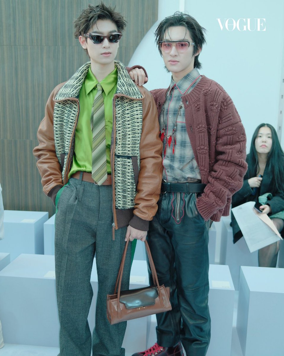 VogueThailand's tweet photo. #VogueFashionWeek บันทึกภาพโมเมนต์ ‘โทมัส-ธีร์ทัศน์’ @tthomastc และ ‘ก้อง-ก้องภพ’ @kongjiro_ ส่งตรงจากกรุงมิลาน ประเทศอิตาลี ก่อนเข้าร่วมชมโชว์ Marni คอลเล็กชั่นฤดูใบไม้ผลิ/ฤดูร้อน 2027 ที่กำลังจะเกิดขึ้นในอีกไม่ช้า เตรียมติดตามชมโมเมนต์ของทั้งคู่ และรายงานโชว์สดได้ที่โว้กประเทศไทยทุกช่องทาง #Marni #MarniSS27 #ThomasKong 

Photo: @ daan_sachdev
