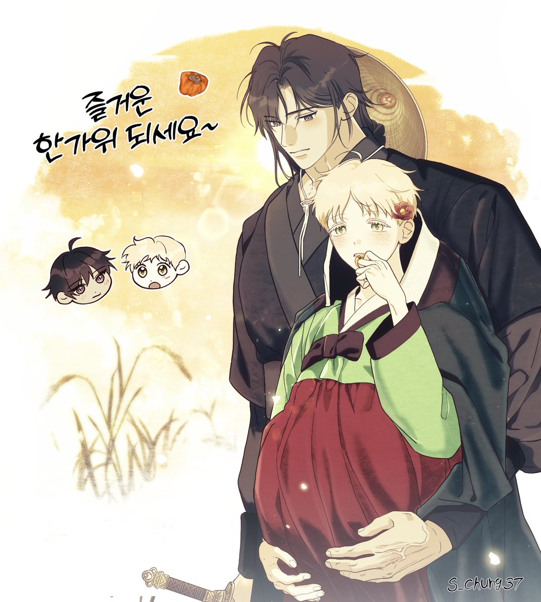 S_chung37's tweet photo. 추석이라 한복을 입혀보았다네요ㅎㅎ
다들 즐거운 연휴되시길
🌾🌕☺️ https://t.co/uPVzvupL5L