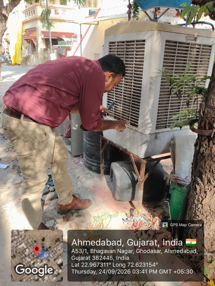 dsbccAmc's tweet photo. મચ્છરજન્ય રોગોના નિવારણ માટે કામગીરી!

વાસણા, ખોખરા, બહેરામપુરા અને ન્યુ બહેરામ���ુરા UHC દ્વારા ઘરઆંગણે ID કામગીરી હાથ ધરાઈ.

પાણીનો ભરાવો અટકાવો, મચ્છરના ઉત્પત્તિસ્થળો દૂર કરો!

#AMCHealthDepartment #VBD #IDActivity #DenguePrevention #MalariaPrevention https://t.co/W2IFvBh50A