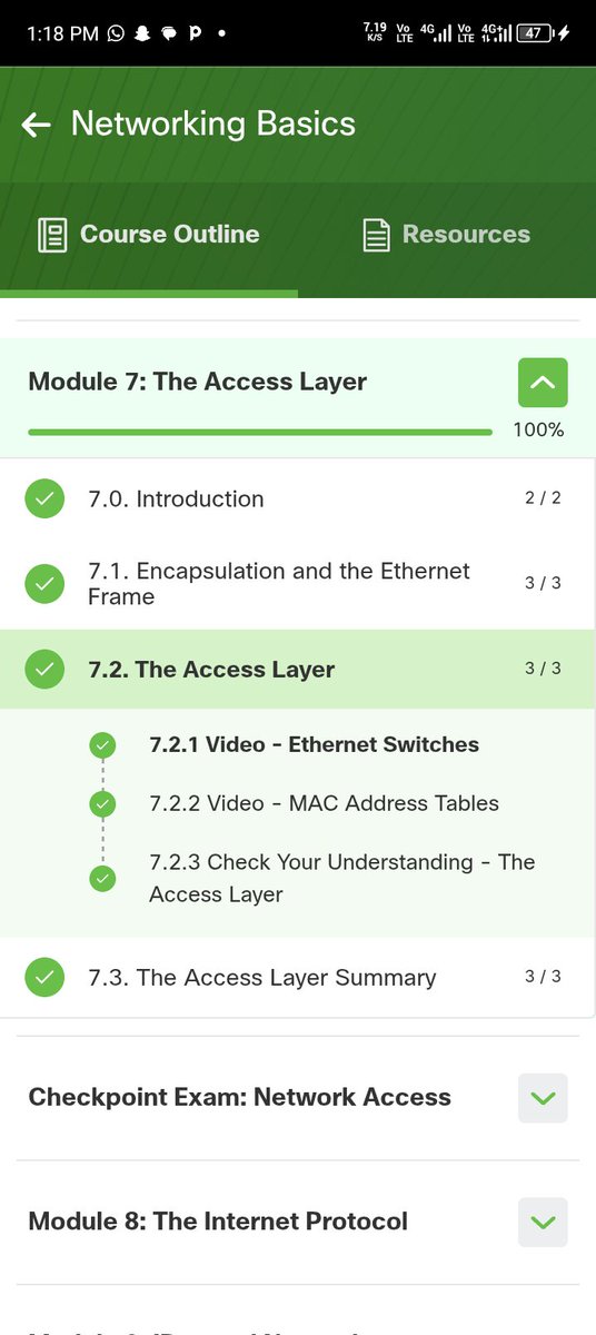 Chidivic2009's tweet photo. Day 12/70 days of consistency in cyber security 
Module 7: I learnt about encapsulation and  the Ethernet 😰 and also the access layer 😊🎯. 
#cybersecurity
#70daysofconsistency
#learninginpublic
#thE_CYBRARIANS https://t.co/pP5E0HPs1W