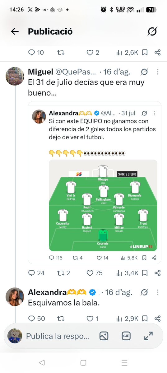MacanadasMiguel's tweet photo. @AlexxRM82 Hace cuatro días decías que gracias a Dios "habíais esquivado la bala"... Bendita hemeroteca... https://t.co/WDbBSSS9Ou