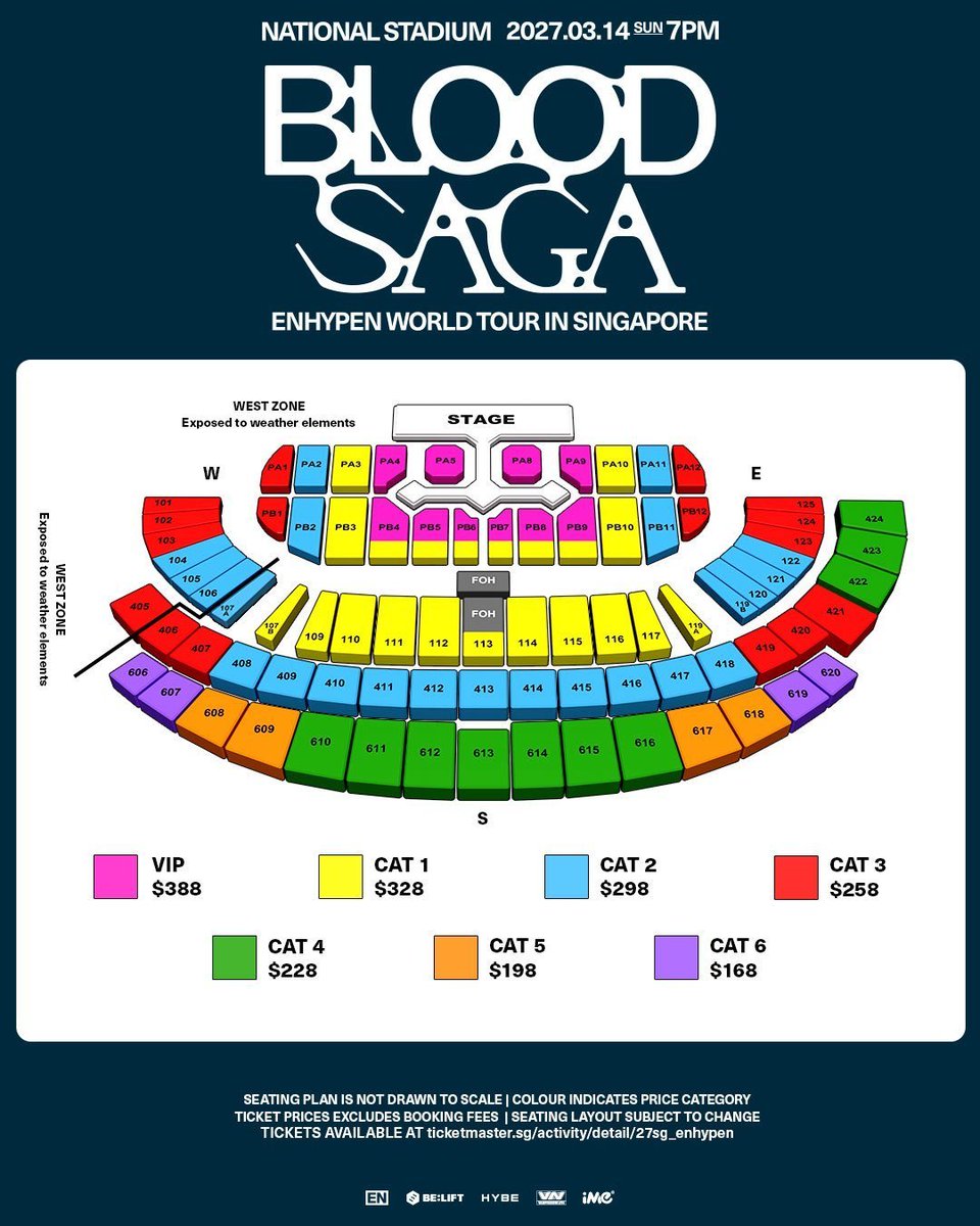 hamurai__167's tweet photo. 🎫【ENHYPEN シンガポール公演】

ENHYPEN WORLD TOUR
「BLOOD SAGA」IN SINGAPORE 🇸🇬

📅 2027年3月14日(日)

🎟️【在庫販売】
⭐ ステージ周辺席
⭐ VIP前列

📩 ご希望の「席種・ご予算」を明記のうえ、DMください。

⚠️ 必要事項のないDMには返信いたしかねます。

#ENHYPEN #BLOODSAGA #エナプ
#ENHYPENinSingapore #シンガポール公演 #チケット代行