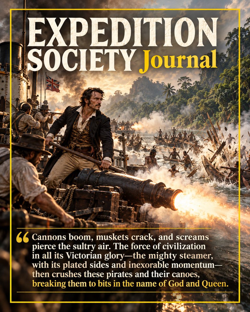 ExpeditionSoc's tweet photo. On this day 185 years ago, an English adventurer became the ruler of Sarawak.

James Brooke arrived in Borneo with his own ship, helped put down a rebellion, and on September 24, 1841 was granted control of Sarawak — beginning one of the strangest political dynasties of the 19th century. 

He would become known as the White Rajah, ruling a jungle kingdom on the island of Borneo and laying the foundation for a dynasty that would endure for more than a century.

This week in Expedition Society Journal, @Will_Tanner_1 tells the extraordinary story of James Brooke and the White Rajahs of Sarawak.

Link in comment below

THE WHITE RAJAH
An English Adventurer Who Built a Kingdom in Borneo