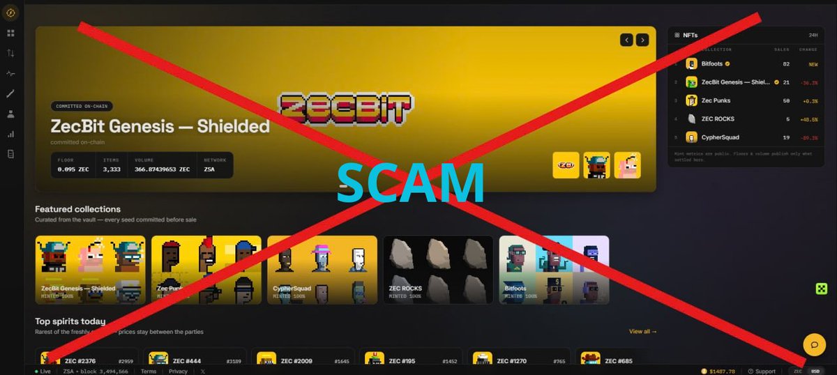 iamlequanghuong's tweet photo. ZecBit latest update:

> @zec_bit  has deleted all support history from its website.

> @z1vex  is still pretending to be supporting and refunding everyone. But from what I’ve seen, he only refunds the small $8 payments, while deliberately refusing to refund larger amounts.

The total amount that has not been refunded is now up to $20K.

I believe this is being done deliberately to reassure users while continuing the scam.

🚩🚩WARNING: If you’re holding ZecBit or considering buying a ZecBit NFT, don’t blindly trust @z1vex .

I’ve also found that many projects launching on ZecBit appear to be directly connected to the team.

I was patient enough to wait almost 3 weeks before exposing this, because I genuinely thought they would realize their mistakes and resolve the issues.

=>> But at this point, I believe 100% this is a scam.

Believe me or not, that’s up to you.

But keep your money for better projects.