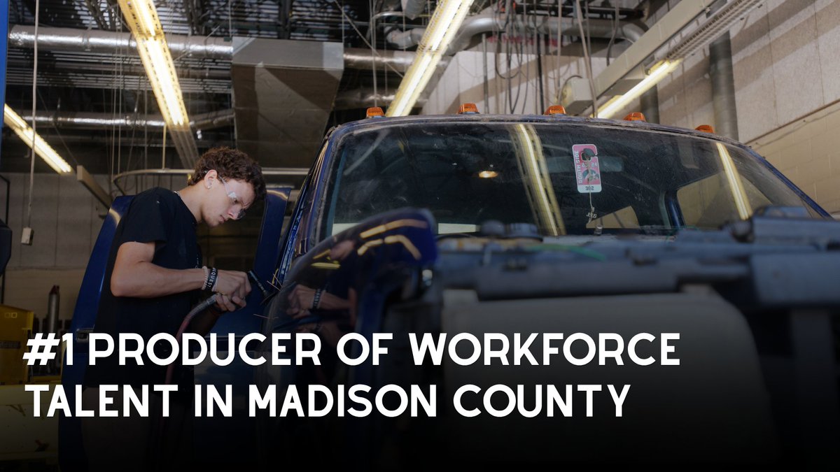 JMCSchools's tweet photo. Madison County's #1 Producer of Workforce Talent? Yep. That's us. 👏

Through more than 30 Career &amp; Technical Education programs, JMCSS students are gaining the skills and experience to meet the challenges and rewards of tomorrow's workforce. https://t.co/g9QKw7vDYQ