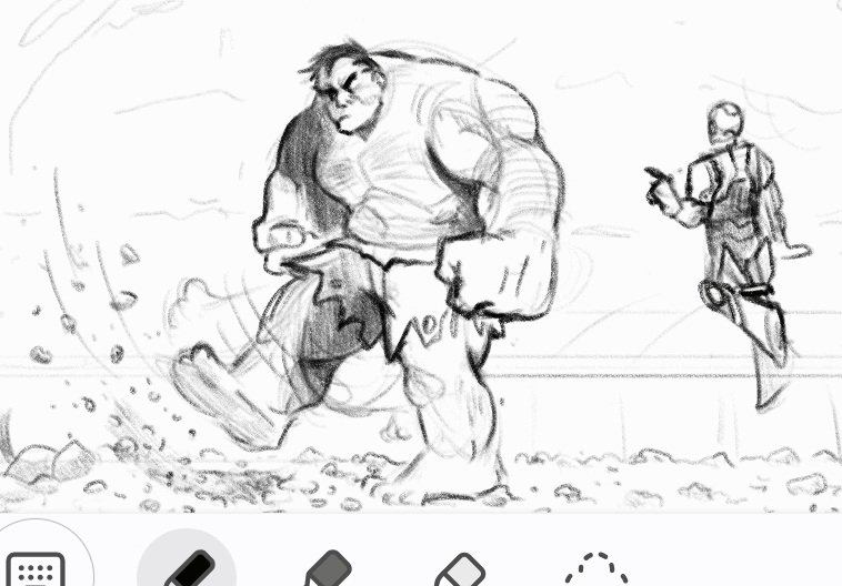 ToastyDumpster's tweet photo. #wip pouty Hulk (｡•̀ ⤙ •́ ｡ꐦ) !!! https://t.co/A2qXwDG5lL