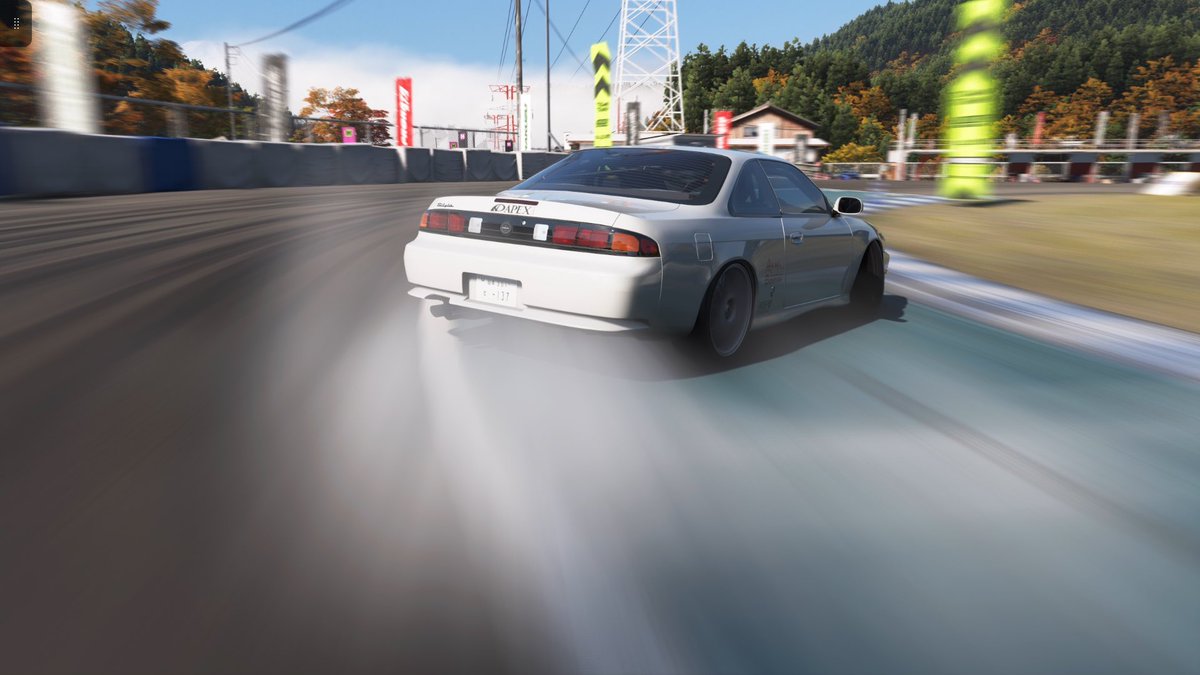 same_hada's tweet photo. オーバーレブ森田佐和子仕様のs14作ったよ。
この車に乗ってる限りもっとドリフト上手くならんと。

#ForzaHorizon6 #オーバーレブ https://t.co/0SaaCzCfZ8