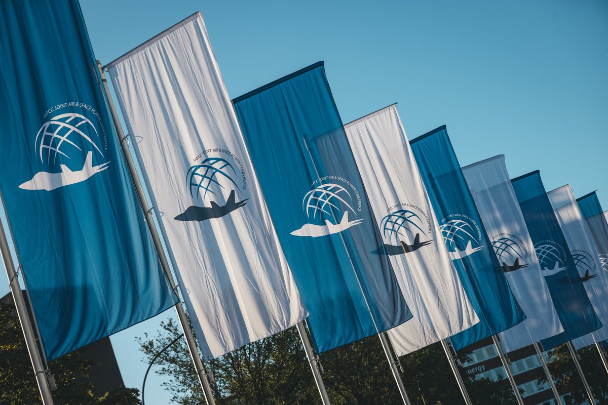 JointAirPower's tweet photo. ✈️ And that’s a wrap on the Joint Air & Space Power Conference 2026!

After days of discussion, exchange, networking and new perspectives, it is time to say goodbye to Essen.

A huge thank you to our speakers, panellists, partners, sponsors and everyone who joined us at the Grugahalle and contributed to the conversations shaping the future of Joint Air and Space Power.

Safe travels home — and we hope to see you again next year!

#JAPCC #JAPCCConference2026 #NATO #JointAirPower #AirPower #JointAirAndSpacePower #Defence #Security #EuropeanDefence #DefenceIndustry #MilitaryAviation #Aerospace #Innovation #Networking #Interoperability #Grugahalle #Essen