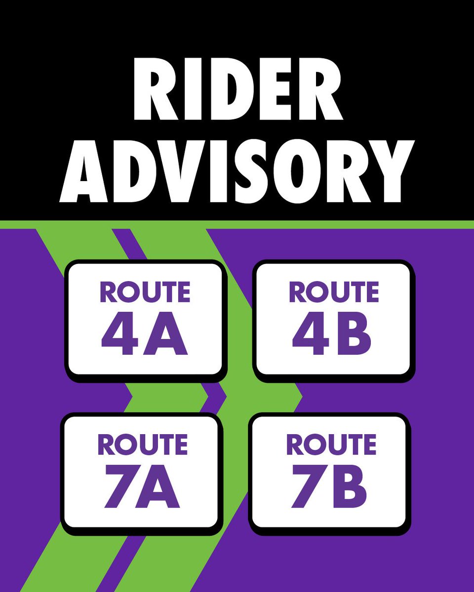 GRTCTransit's tweet photo. On Sunday, October 18, the schedules for routes 4A, 4B, 7A, and 7B will be shifted by several minutes to improve performance and avoid overlapping pickup times in the bays at the Downtown Transfer Station.

Please keep an eye on our website for details. https://t.co/LqnRR05Fjx