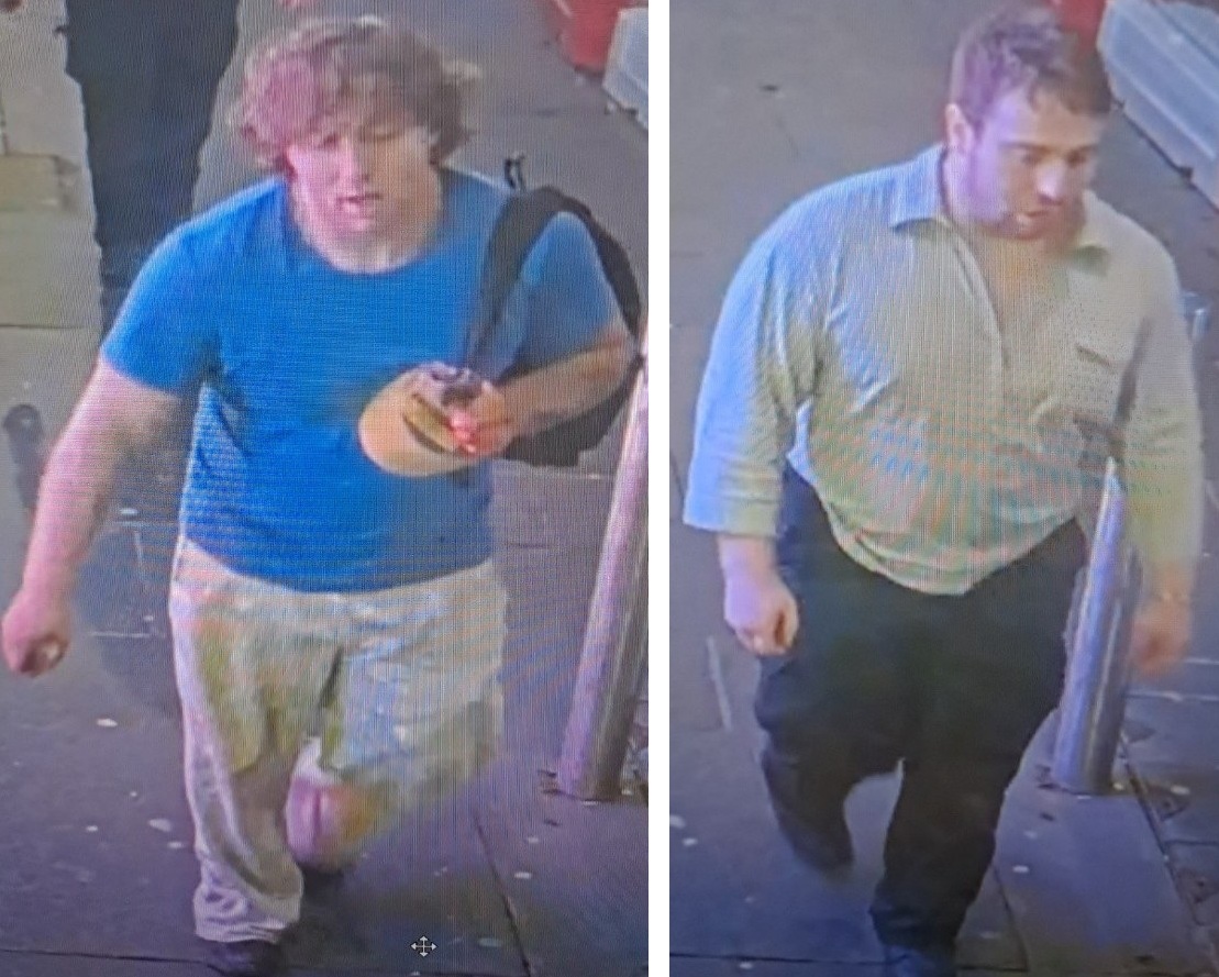 PSOSGreaterGlas's tweet photo. Detectives have released images of two men they believe may be able to assist with their investigation into a serious assault which took place in Glasgow City Centre on Tuesday, 4 August 2026.

Read more - https://t.co/fc3xE2QTG4 https://t.co/LN260mNXIE