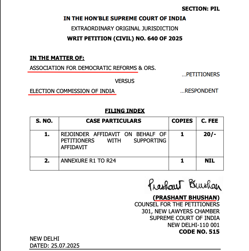 VijayGajeraO's tweet photo. Explosive Thread: Must-Read. Must Share

1. How Foreign-funded NGOs and people are interfering with our election process.

Shocking details of sold-out people and NGOs.

ADR, with their lawyer Prashant Bhushan, filed many PILs in the SC against the Election Commission. https://t.co/bTFFYnmNCd
