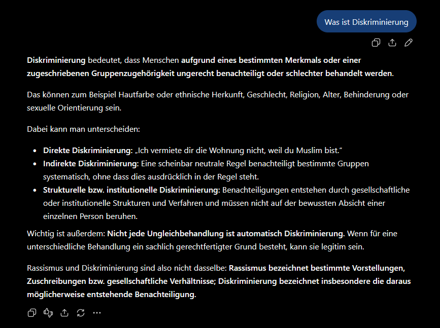 Allassea's tweet photo. @Woelfisches Okay, frage ich halt mal, wie von ihr aufgefordert ChatGPT. https://t.co/4NRWSqmwt3