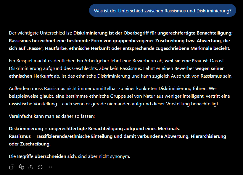 Allassea's tweet photo. @Woelfisches Okay, frage ich halt mal, wie von ihr aufgefordert ChatGPT. https://t.co/4NRWSqmwt3