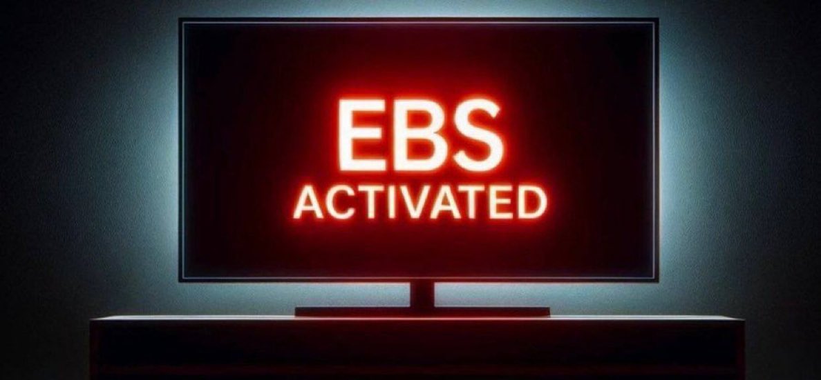 NEWSUPDATEeQ's tweet photo. ⚠️BREAKING

Emergency Broadcast System (EBS) Activation Imminent: U.S. Braces for Military Takeover, GESARA Unleashed, NESARA’s Revolutionary Impact Reshaping the Nation! https://t.co/6FaY1g4QQ6