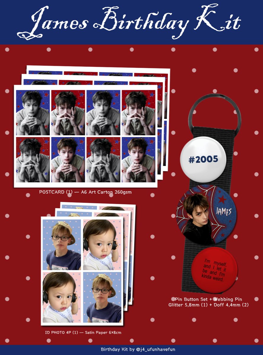 j4_ufunhavefun's tweet photo. [help rt &amp; like]

📢interest check‼️

hi coer! aku mau open PO bday kit James (pin + webbing pin, postcard &amp; ID photo). ada yang berminat di-tag? 
will be opening pre-order in early Oct! pls drop ur pretty usn below ^^ https://t.co/9qbjAdwyCm