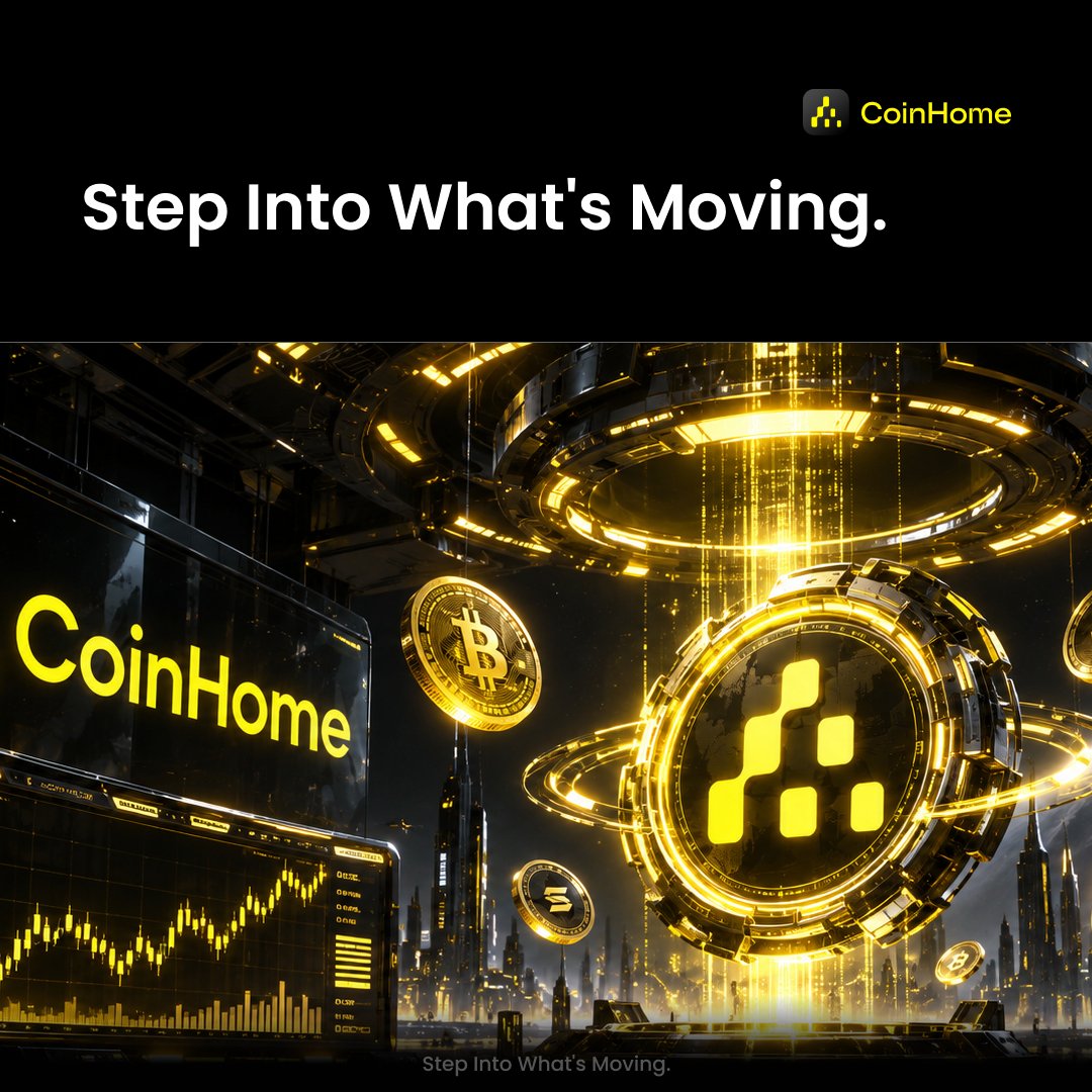 CoinHomePro's tweet photo. In digital finance, freedom starts with choice.

Choose how you trade.
Choose how you participate.
Choose what comes next.
CoinHome is creating more ways to interact with the digital economy, without putting your journey in a box. ◇
Your assets. Your choices. Your CoinHome.

#CoinHome #Crypto #Web3 #DigitalFinance #DigitalAssets