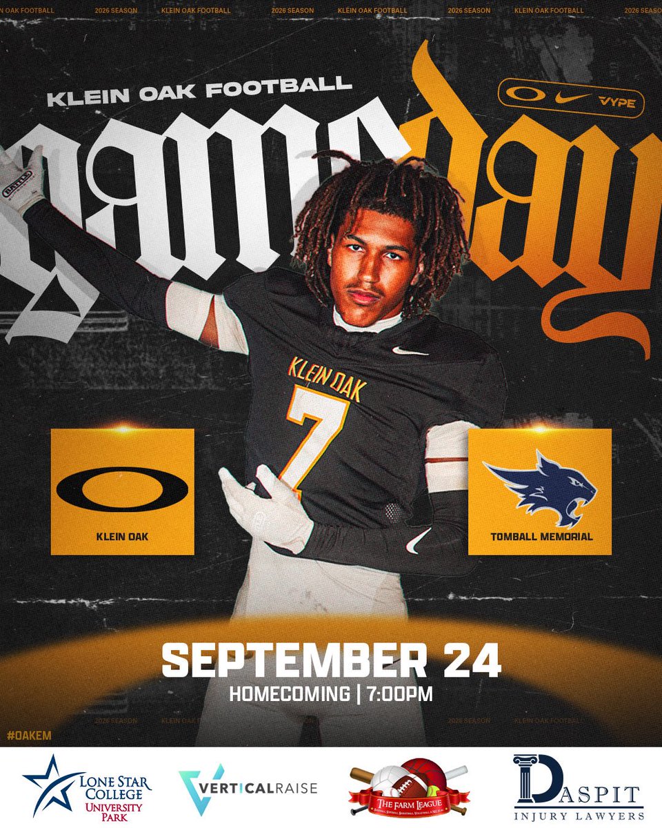 KLEINOAKFB's tweet photo. IT’S A HOCO GAME DAY🎉
#ELITE https://t.co/p1nwiast3O