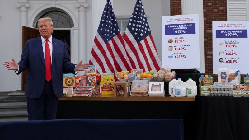 TheRealAlexPK's tweet photo. @johnhawkinsrwn Yeah, so stupid how Americans care about grocery prices. Trump didn’t even make lowering those prices part of his campaign! https://t.co/NUeNLpqJEk