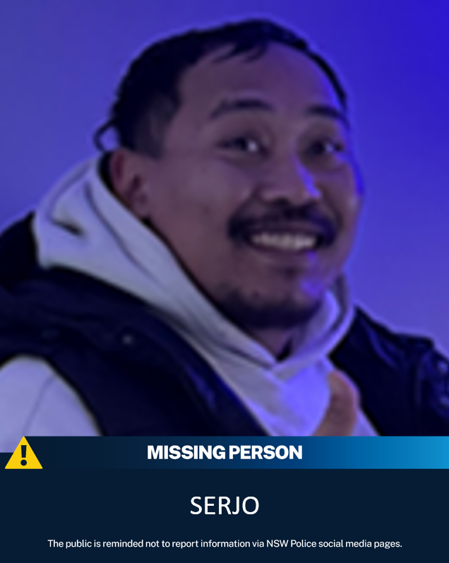 nswpolice's tweet photo. Appeal to locate missing man from Woy Woy
Can you help us find Serjo? 
https://t.co/x6efmrDfj3 https://t.co/M5ZLRqu6qH